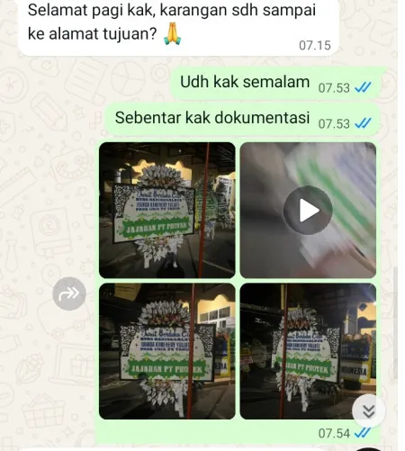 Pengiriman Papan Bunga Selamat Hargantoro Tirtomoyo