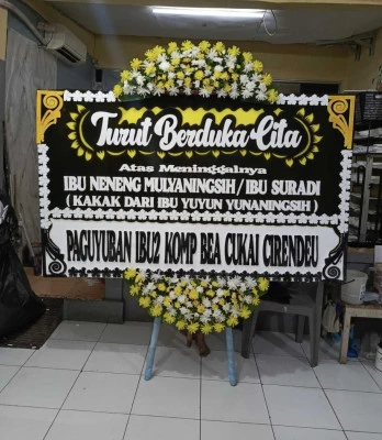 Papan Bunga di Hargantoro Tirtomoyo